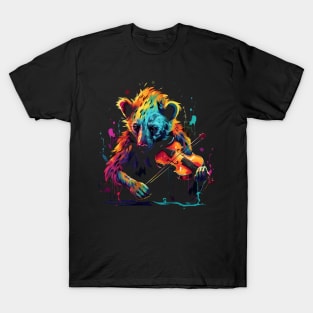 Hyena Playing Violin T-Shirt